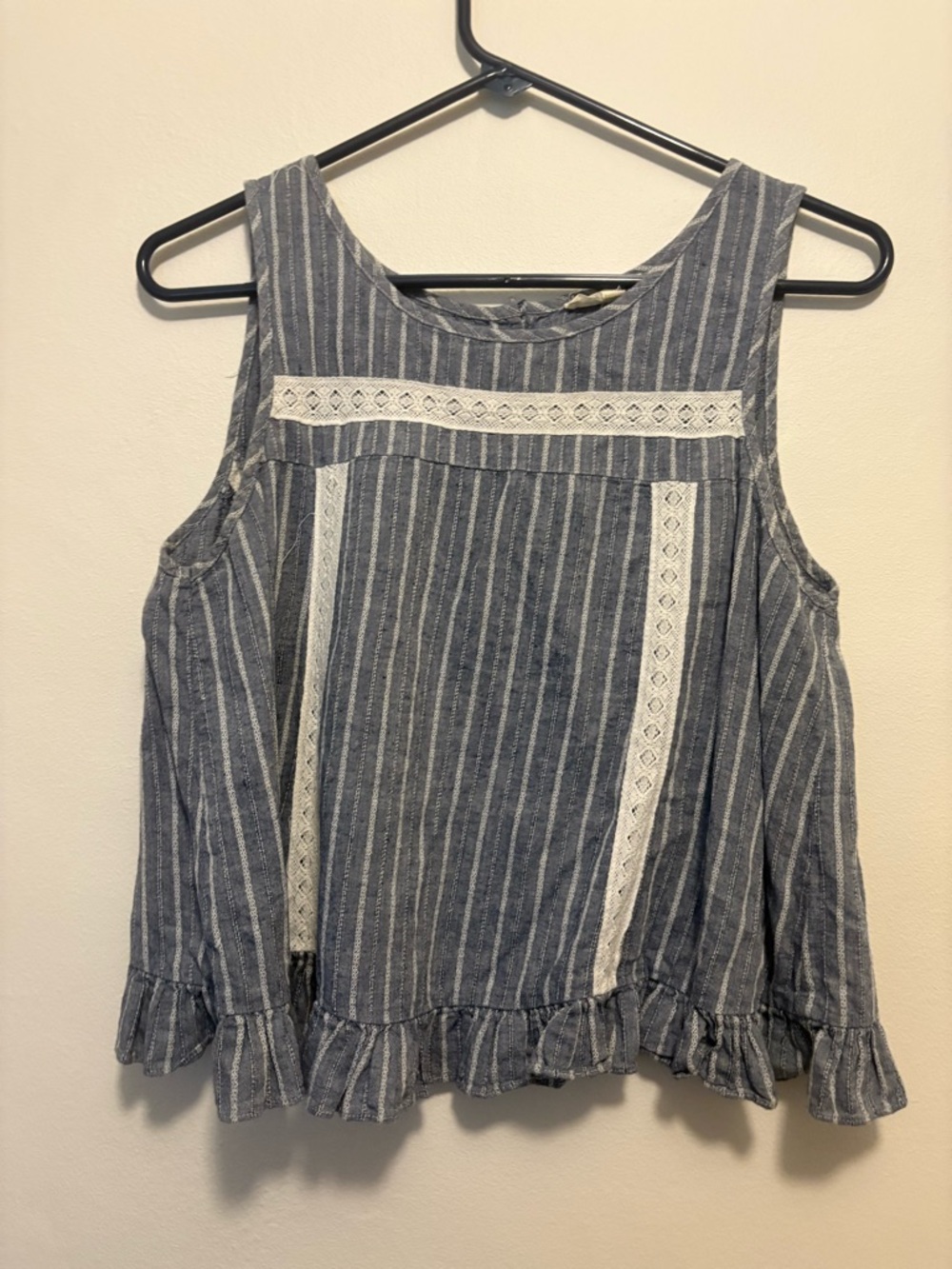 Hem & thread smock top